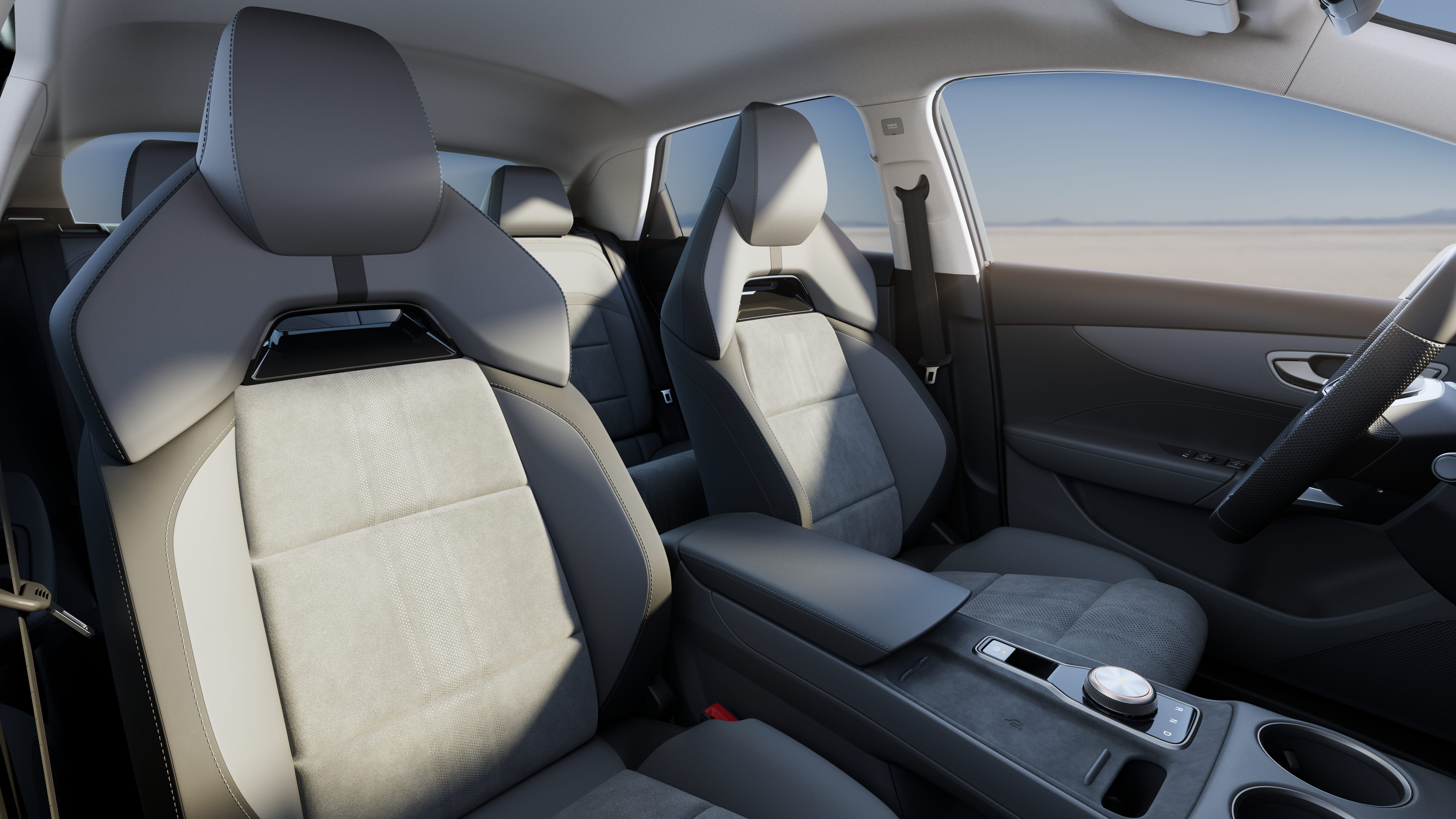 Nouvelle MG4 XPOWER 64 kWh Camden Grey + Toit noir - intérieur